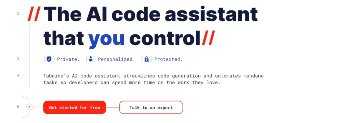 Tabnine AI code assistant
